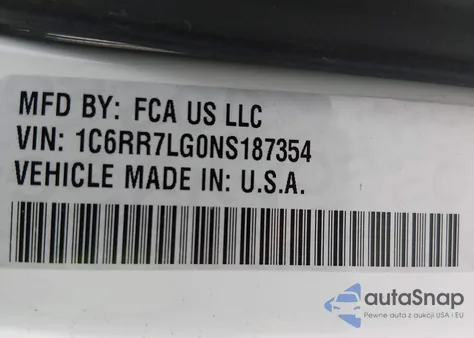 2022 Ram 1500 Classic Warlock 4X4 5'7 Box from USA, damaged, VIN 1C6RR7LG0NS187354